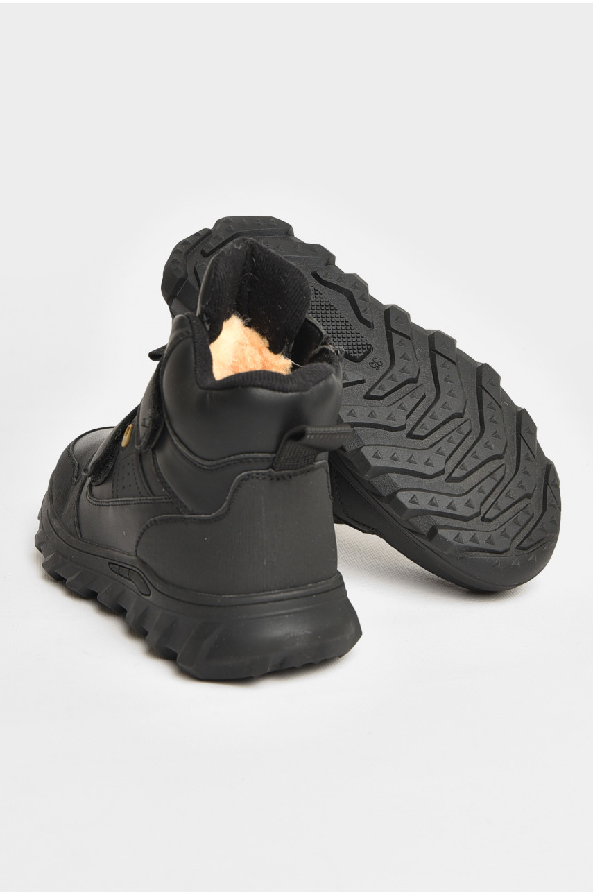 Ботинки детские зимние черного цвета В 1726-1 208043