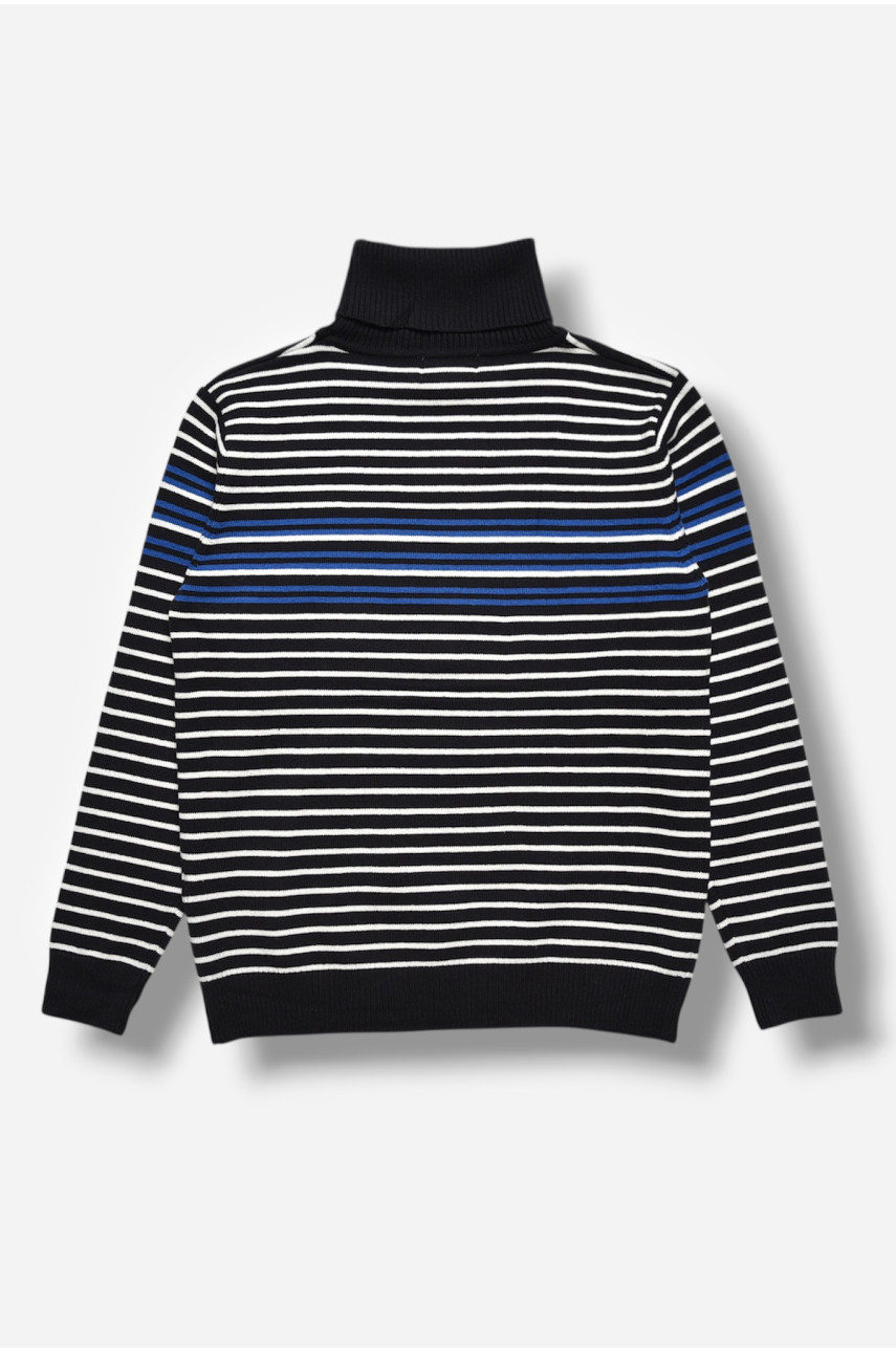 Гольф детский для мальчика черно цвета с принтом 31483а 208067