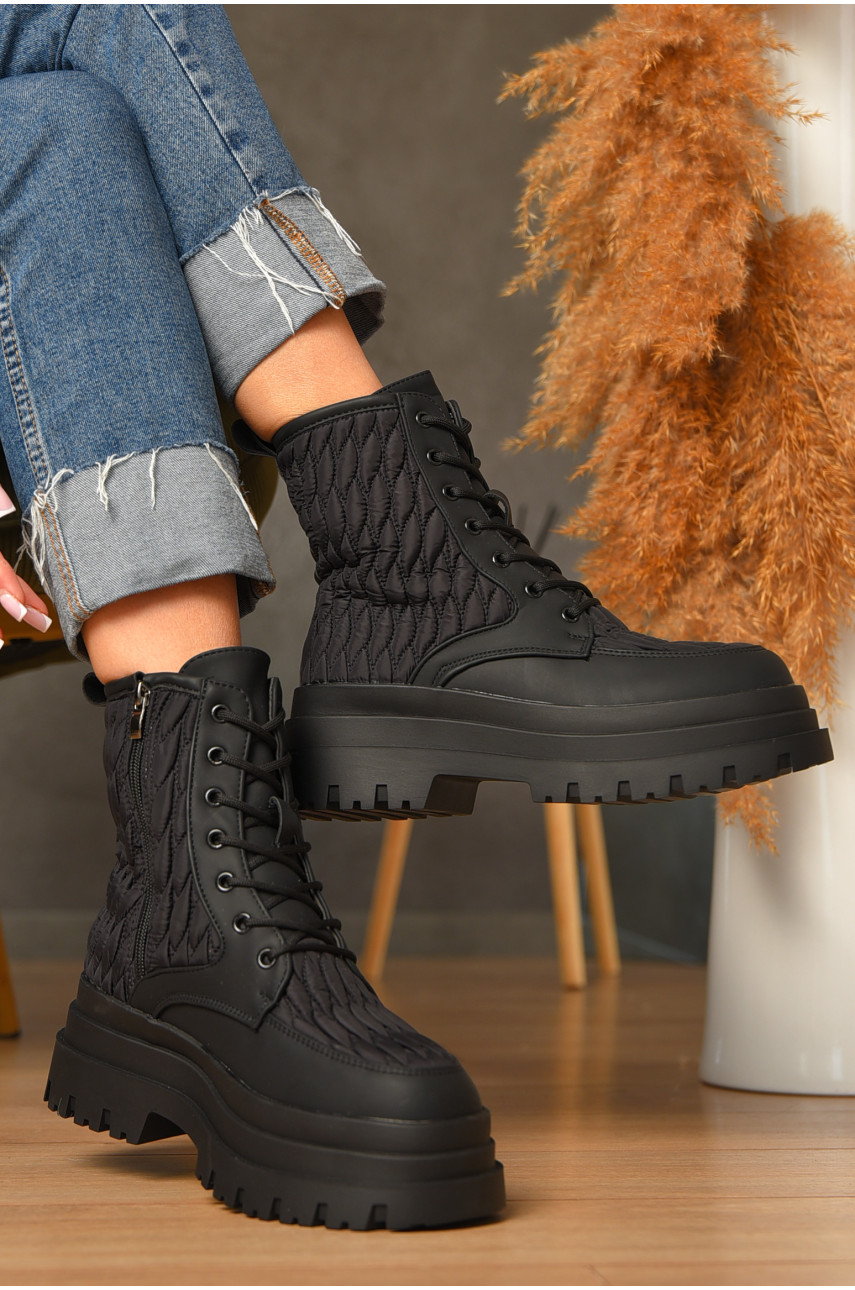 Ботинки женские зимние черного цвета Z 36-1 208070