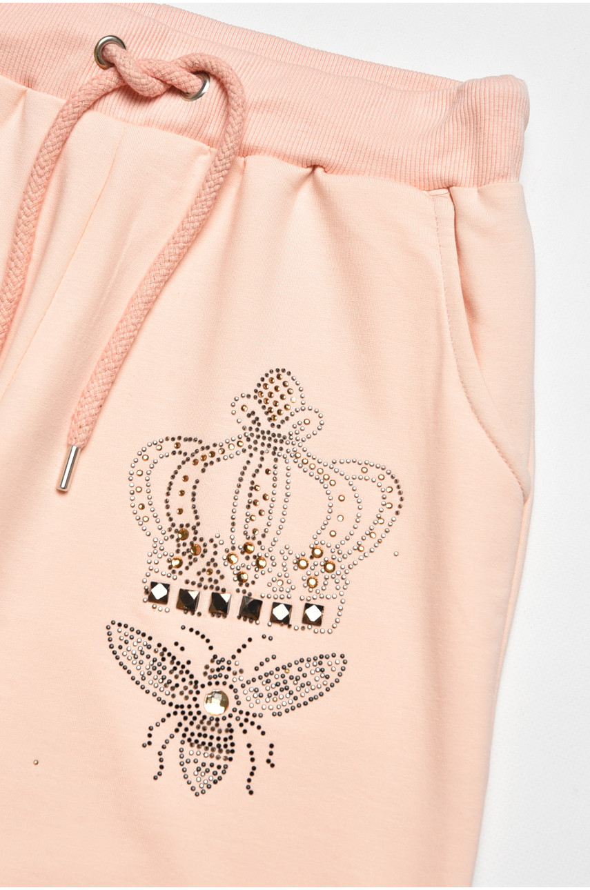 Спортивные штаны для девочки розового цвета 208080