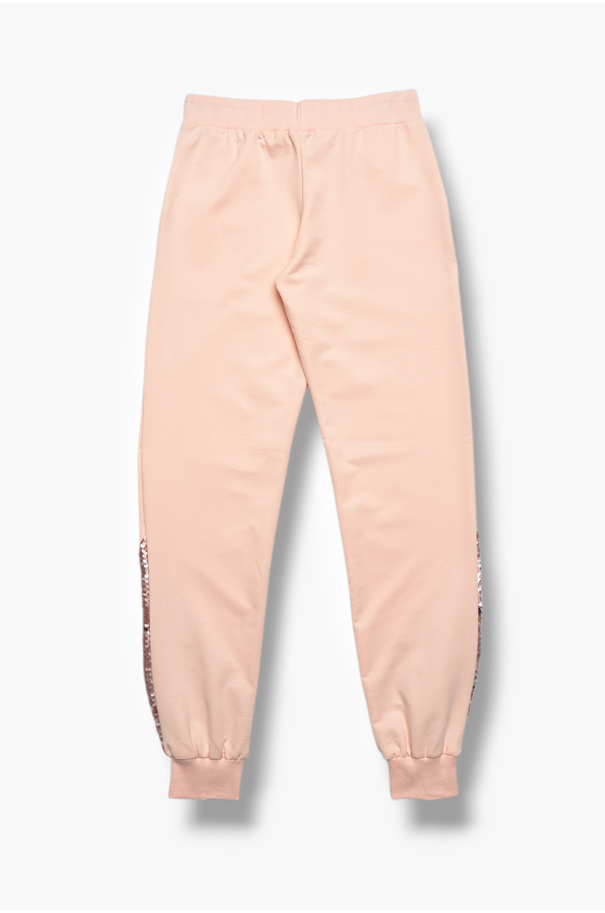 Спортивные штаны для девочки розового цвета 208083