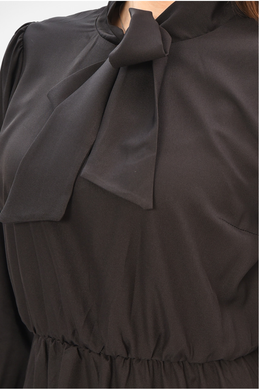 Сукня жіноча однотонна чорного кольору 8446 208174