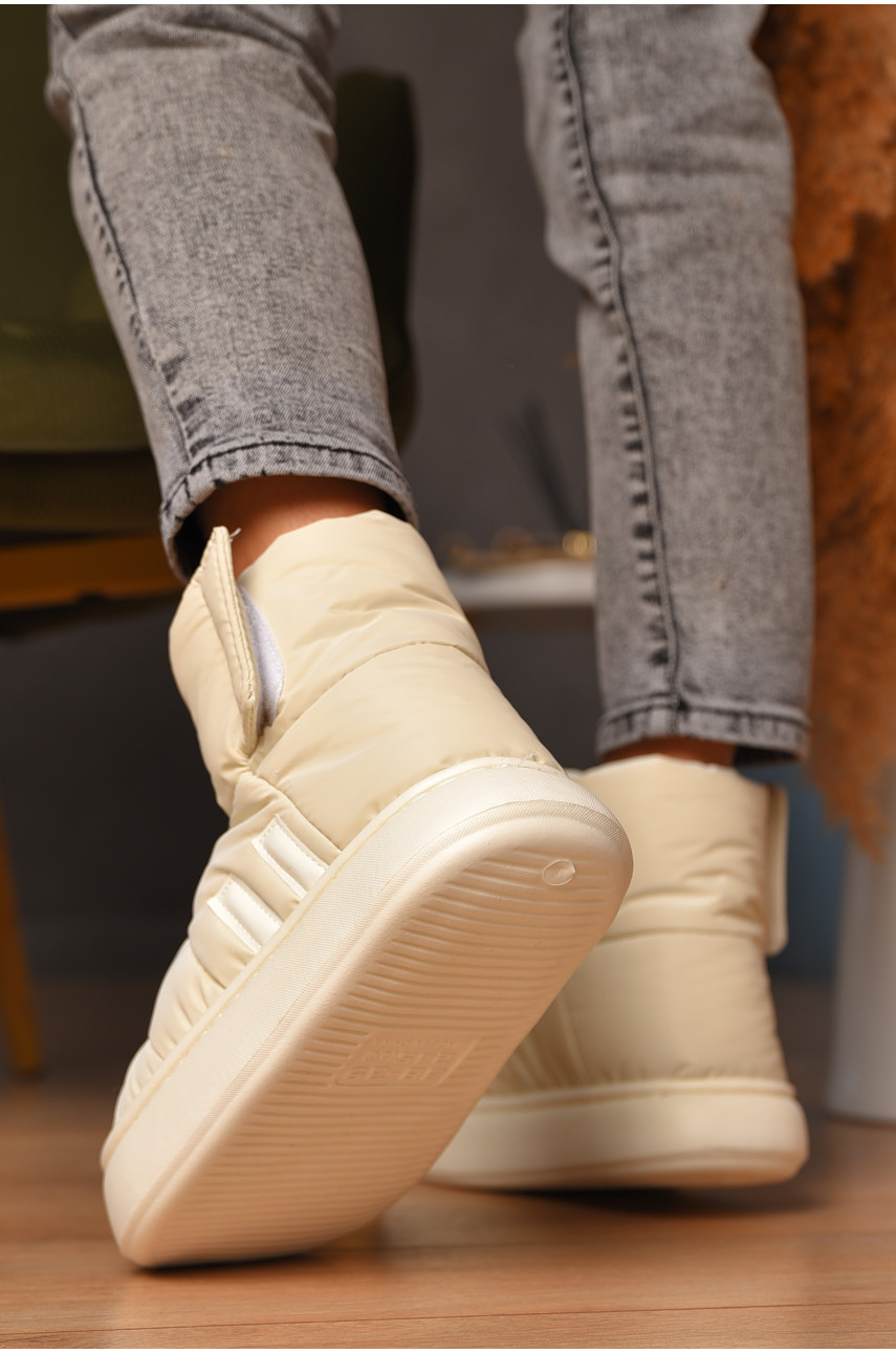 Угги женские на меху молочного цвета 001-4 208293