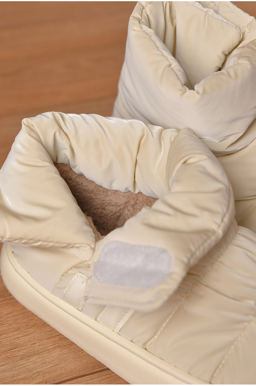 Угги женские на меху молочного цвета 001-4 208293