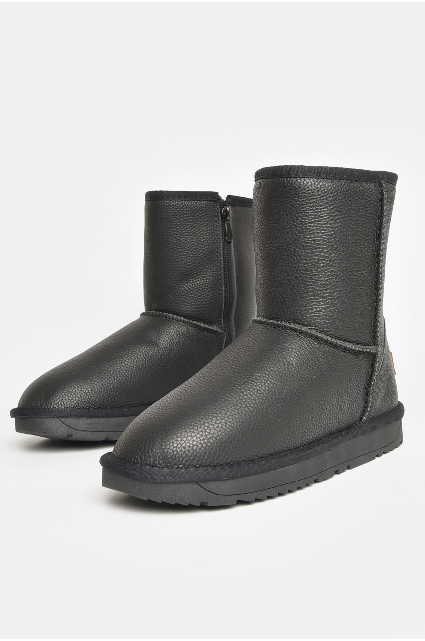 Угги мужские черного цвета на меху Н8825-1 208388