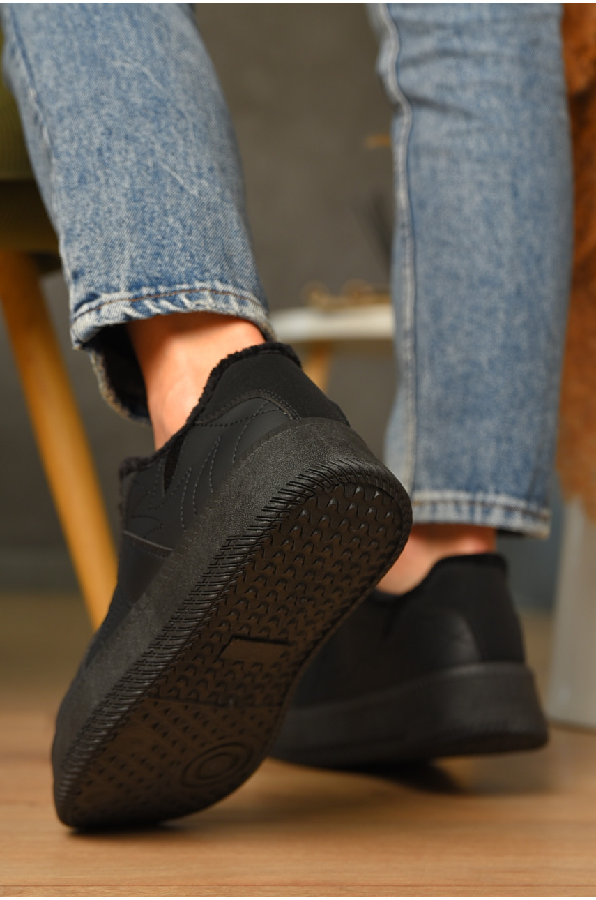 Кроссовки женские демисезонные черного цвета 777-2630 208390