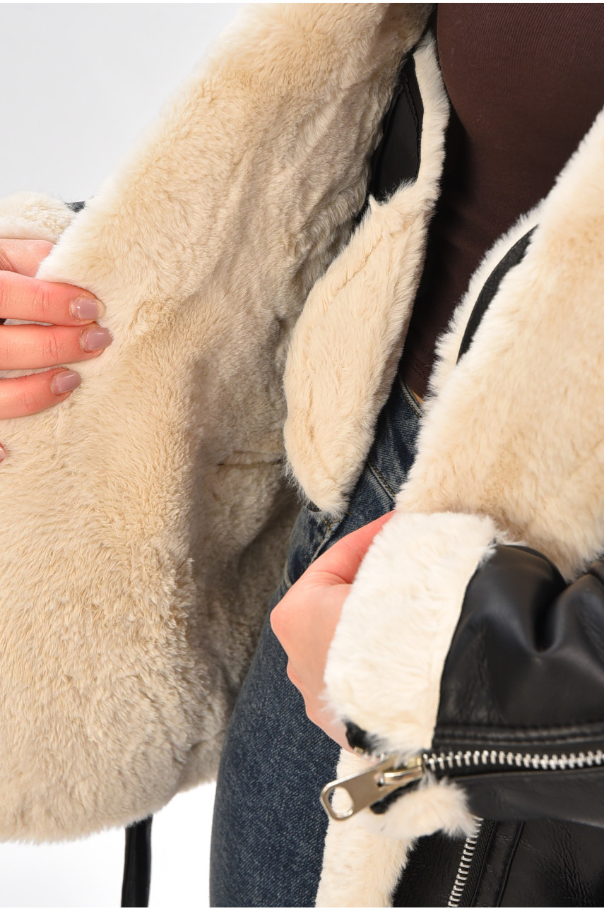 Дублянка жіноча чорно-білого кольору 908 208406