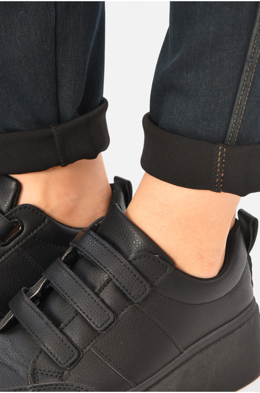 Джинсы женские однотонные тёмно-синего цвета 773-1В 208416