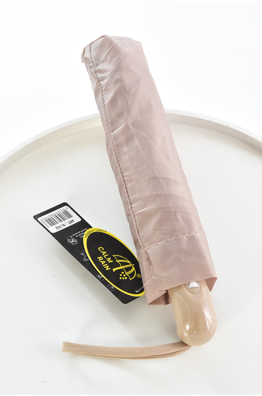 Зонт полуавтомат бежевого цвета 102 208433