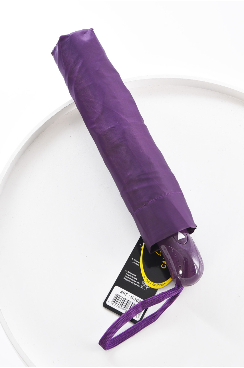 Зонт полуавтомат тёмно-фиолетового цвета 102 208434