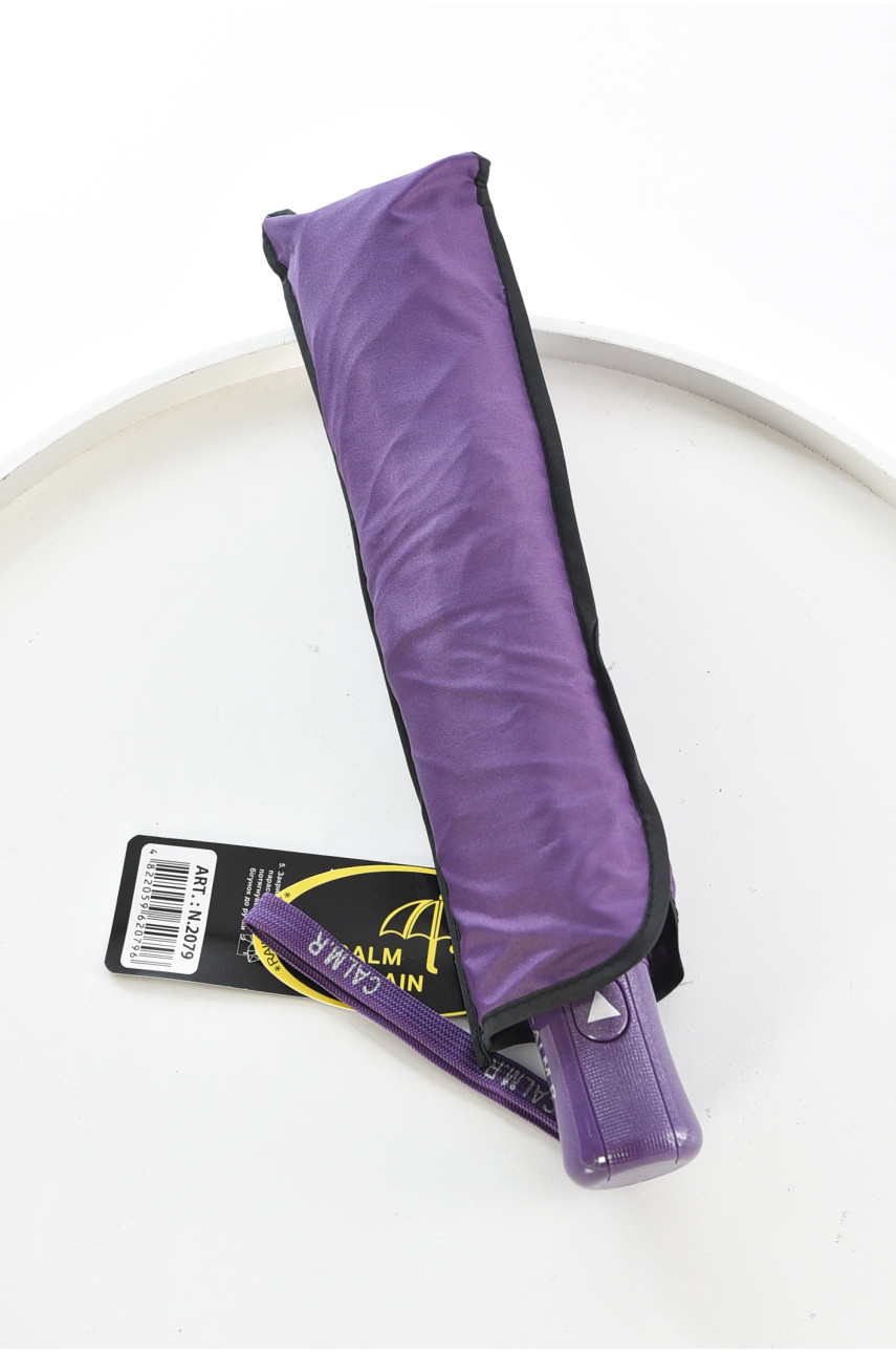 Зонт полуавтомат тёмно-фиолетового цвета 2079 208445