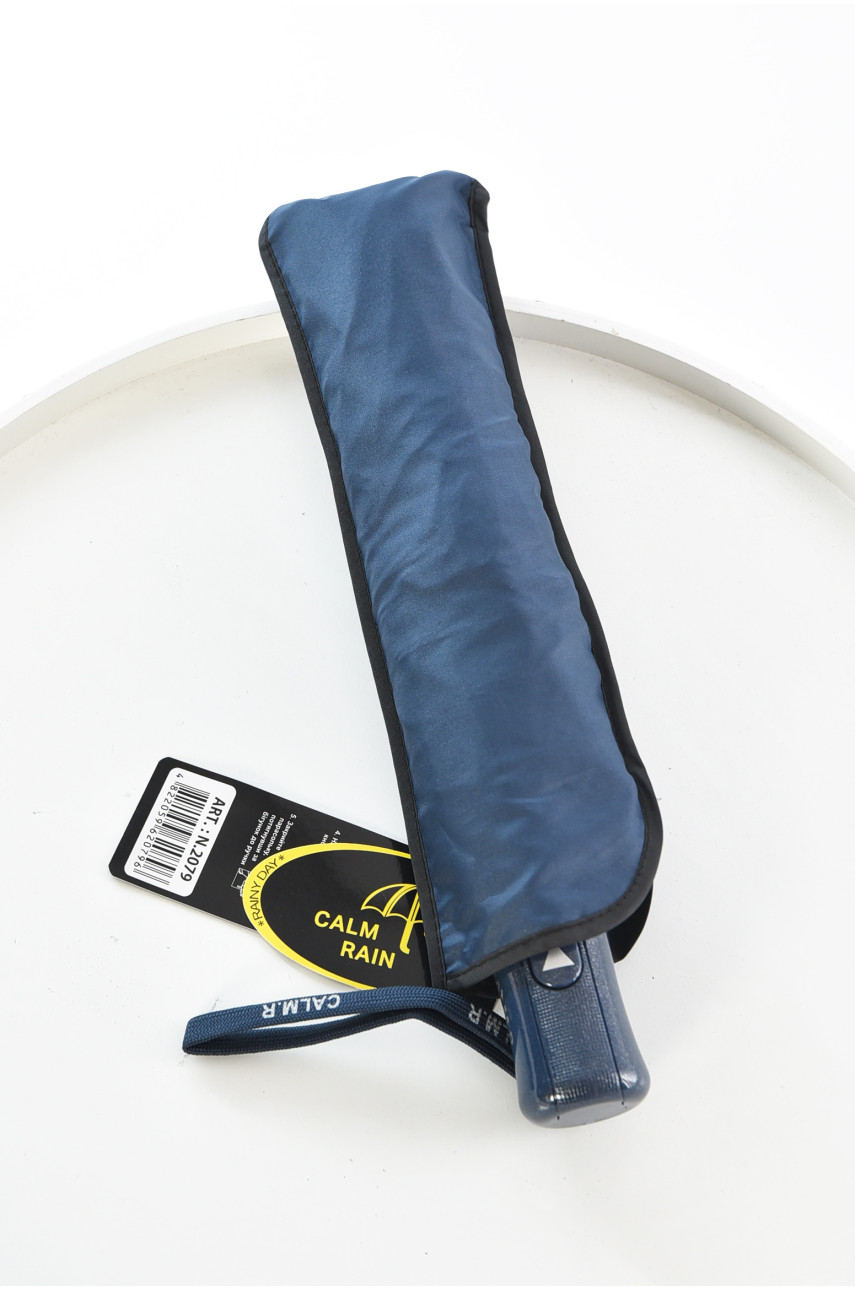 Зонт полуавтомат тёмно-синего цвета 2079 208448