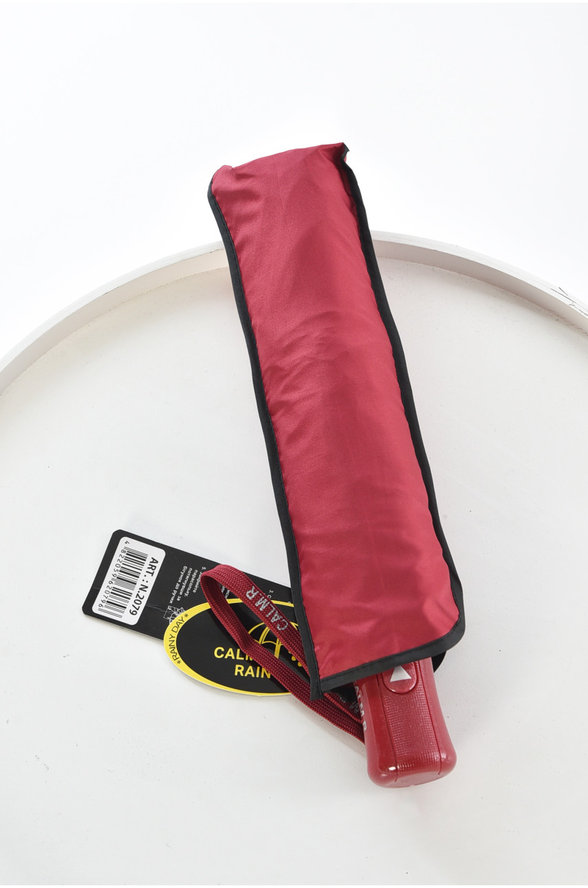 Зонт полуавтомат красного цвета 2079 208457