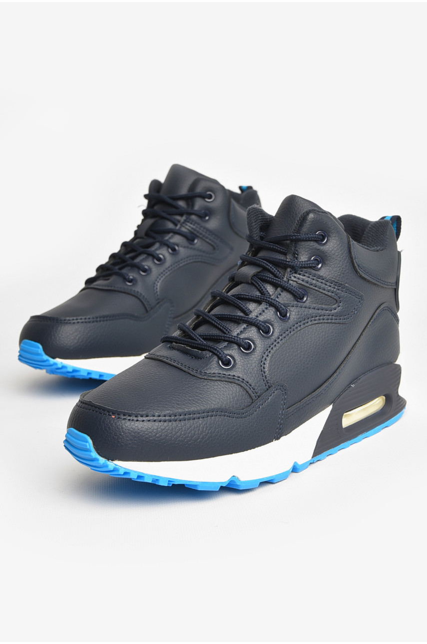 Кроссовки мужские зимние темно-синего цвета А802-5L 208464