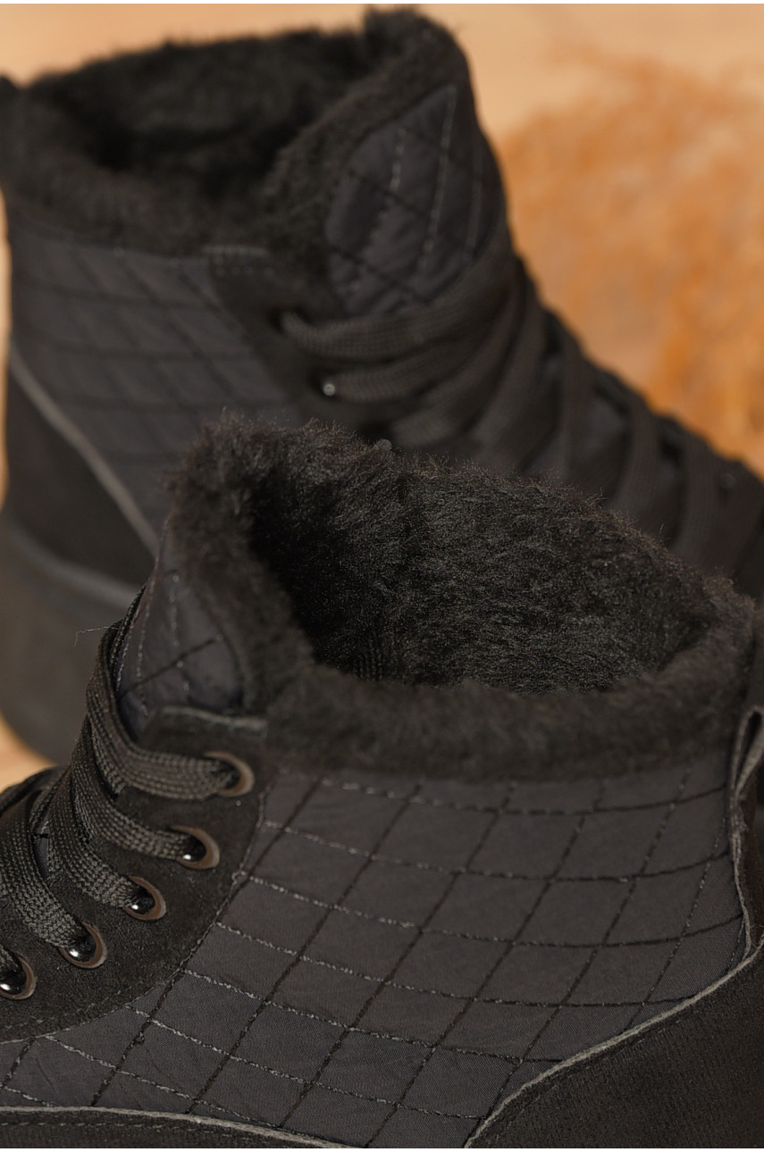Ботинки женские зимние черного цвета 2024-20-2 208509