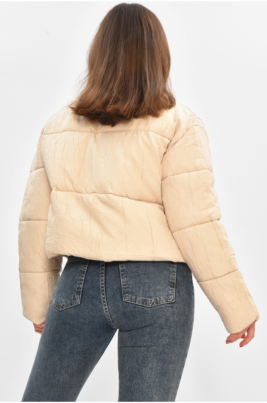 Куртка женская демисезонная бежевого цвета 17279 208514