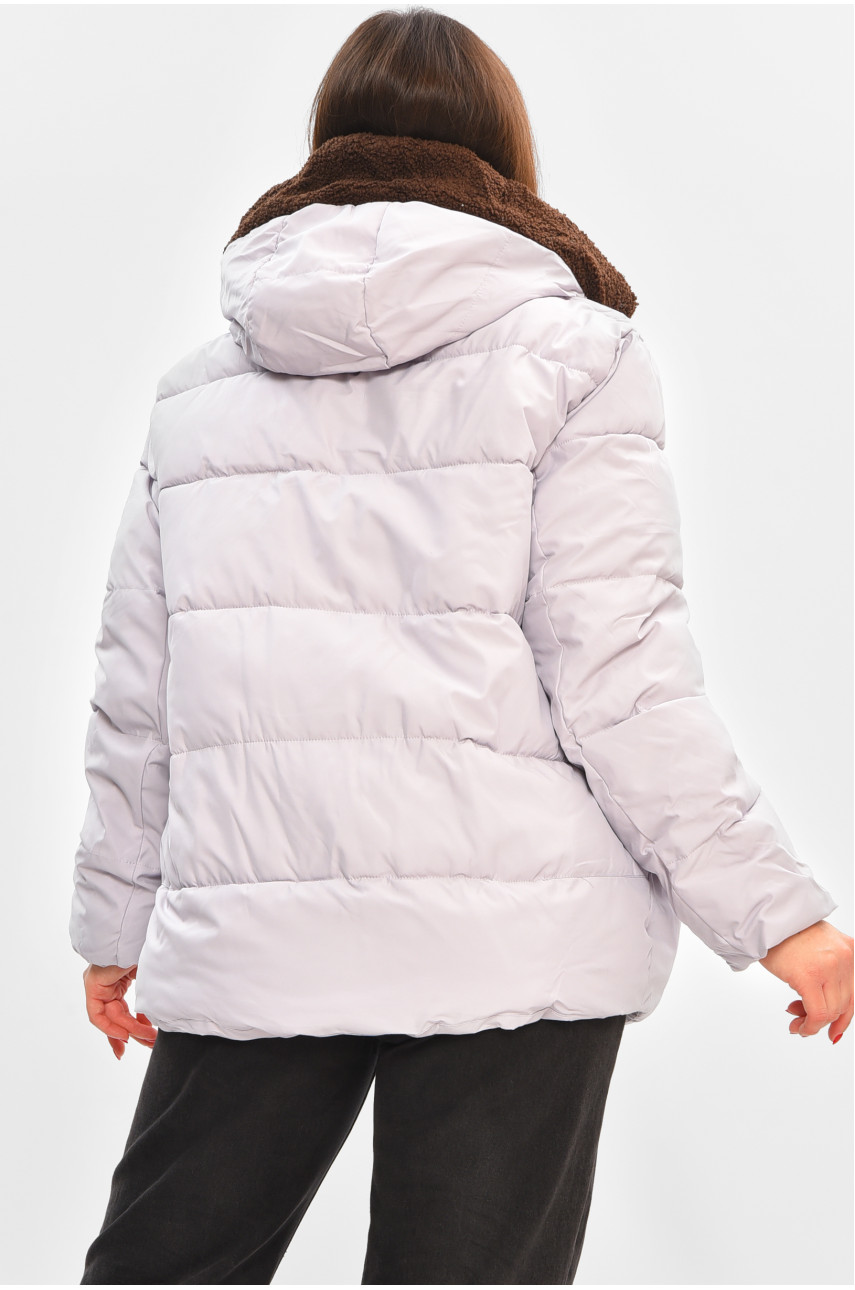 Куртка женская демисезонная светло-сиреневого цвета 2313 208525