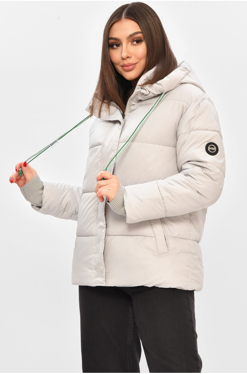 Куртка женская демисезонная мятного цвета 1108 208544