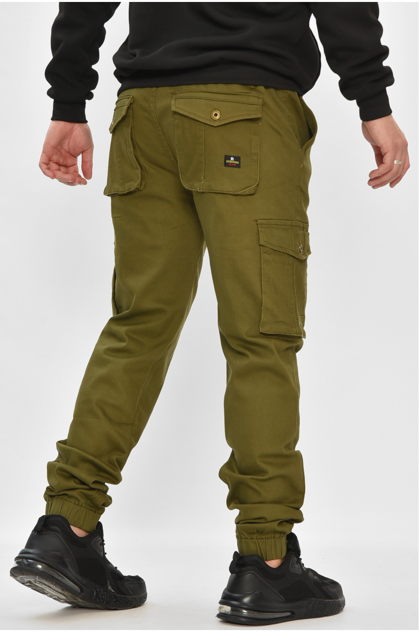 Джинсы мужские однотонные цвета хаки RT8080 208552