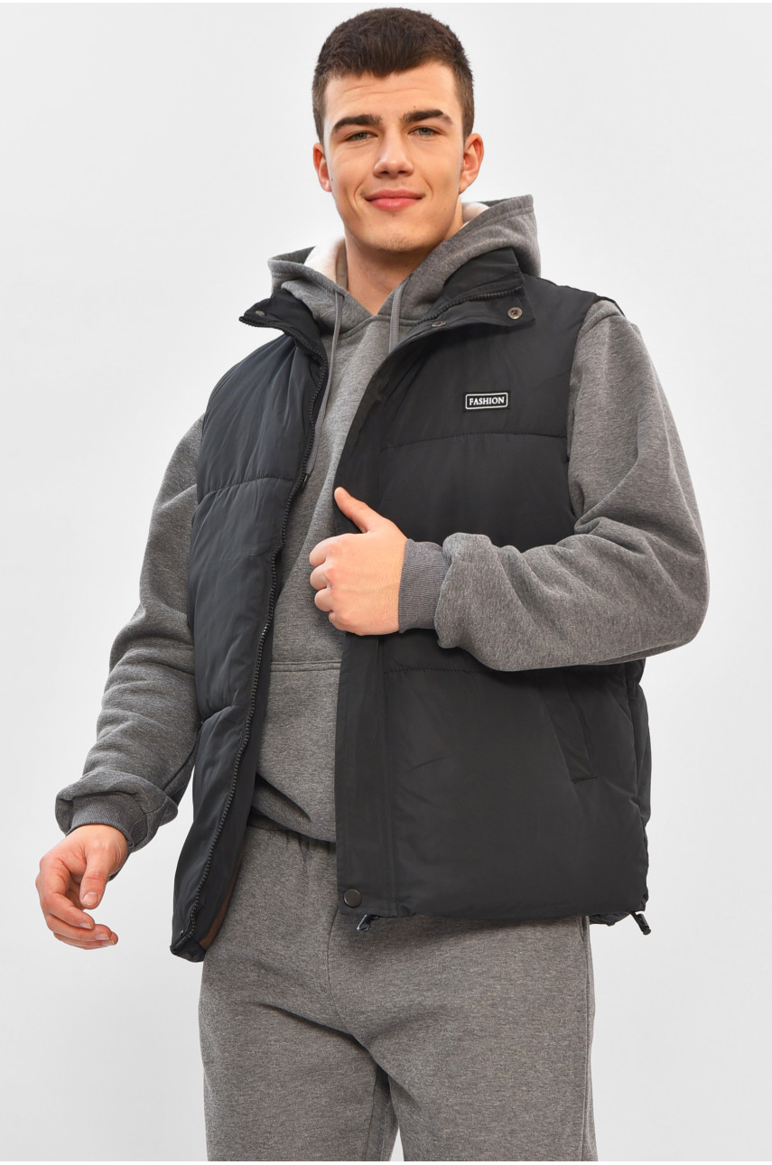 Жилетка мужская демисезонная синего цвета b-1 208557