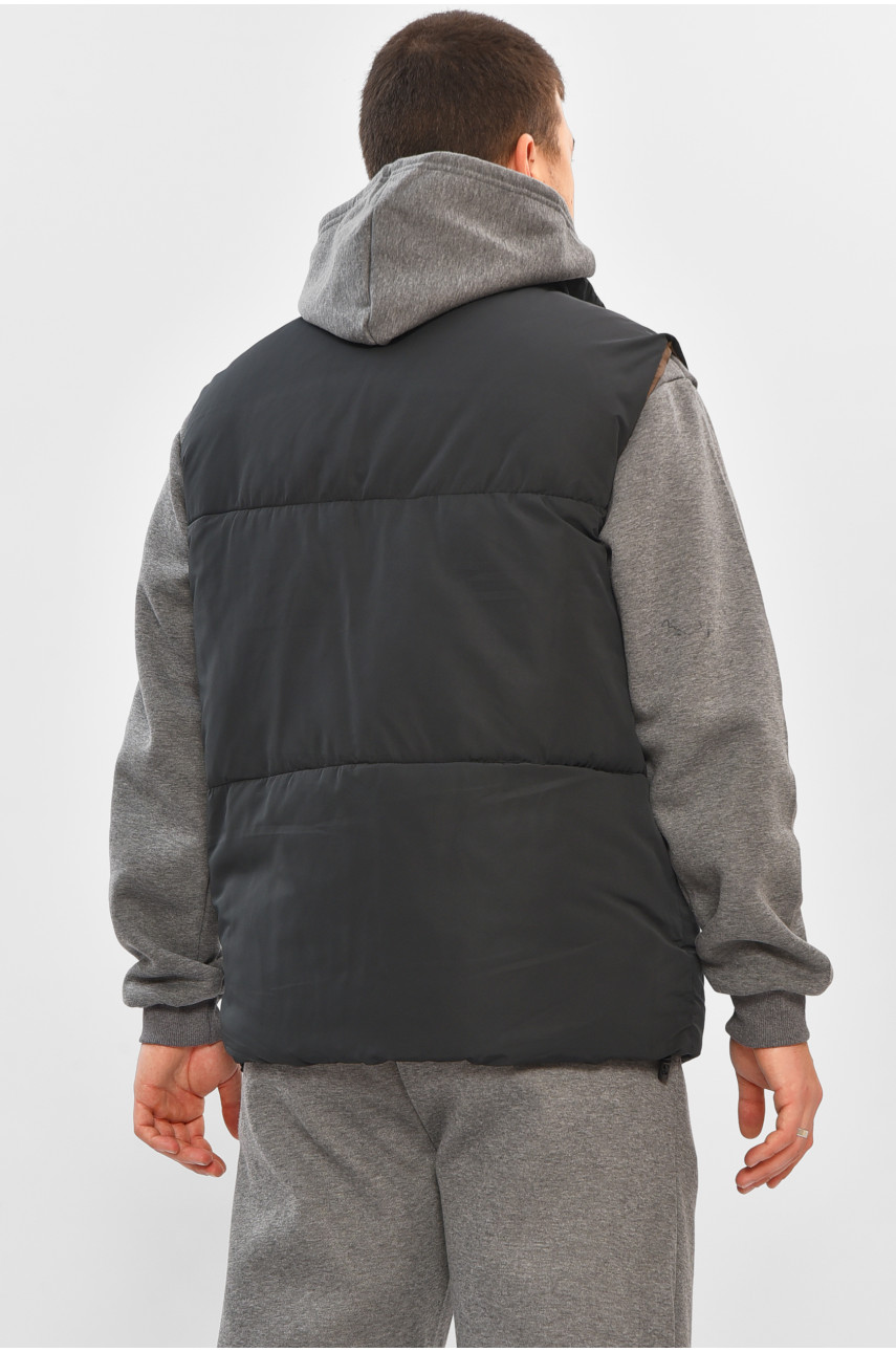 Жилетка мужская демисезонная синего цвета b-1 208557