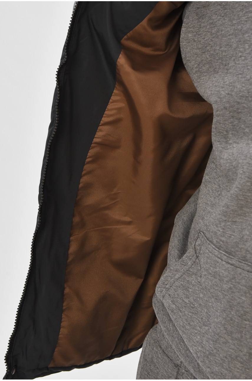 Жилетка мужская демисезонная синего цвета b-1 208557