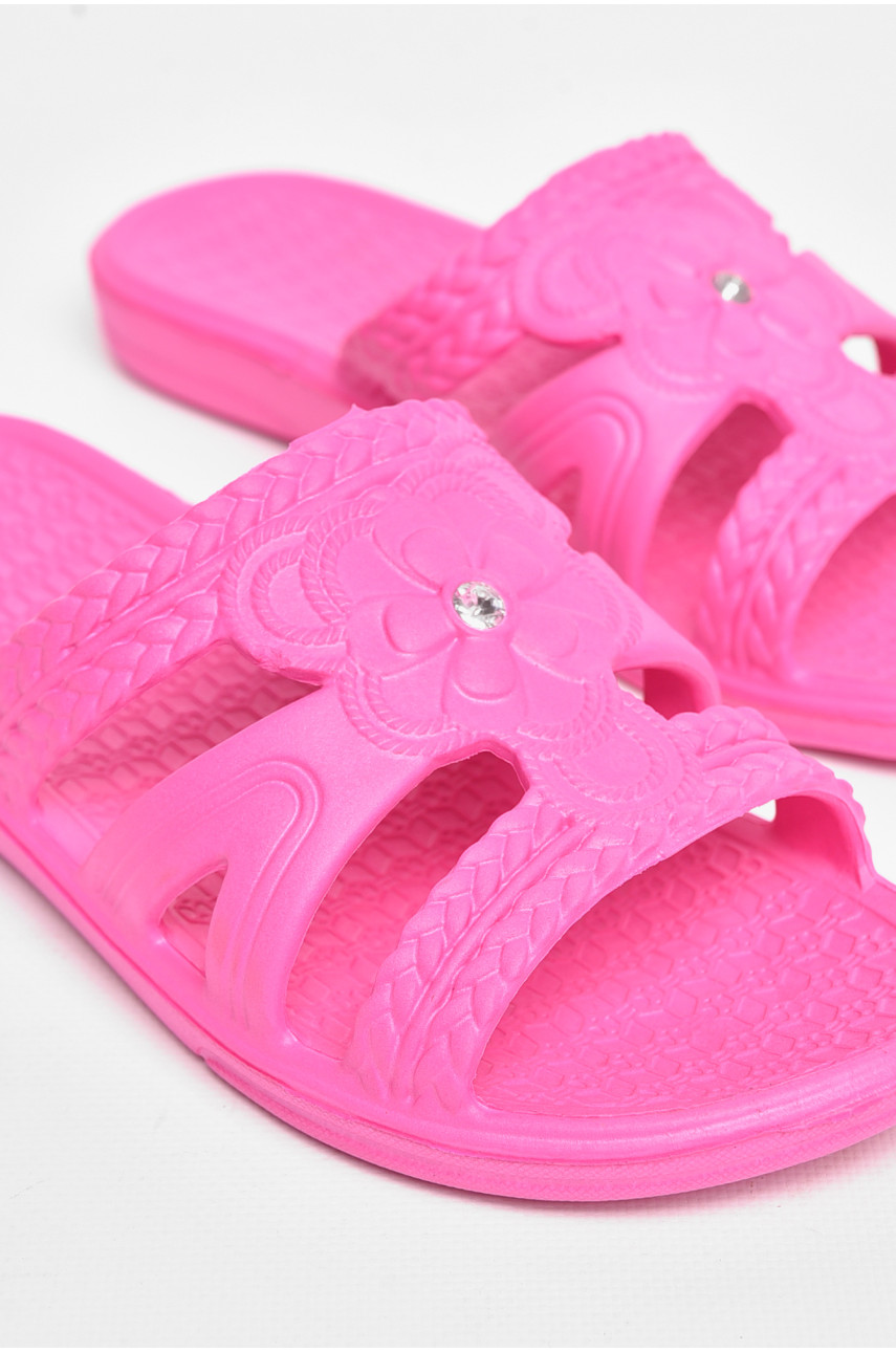 Шлепанцы пена женские розового цвета 208560