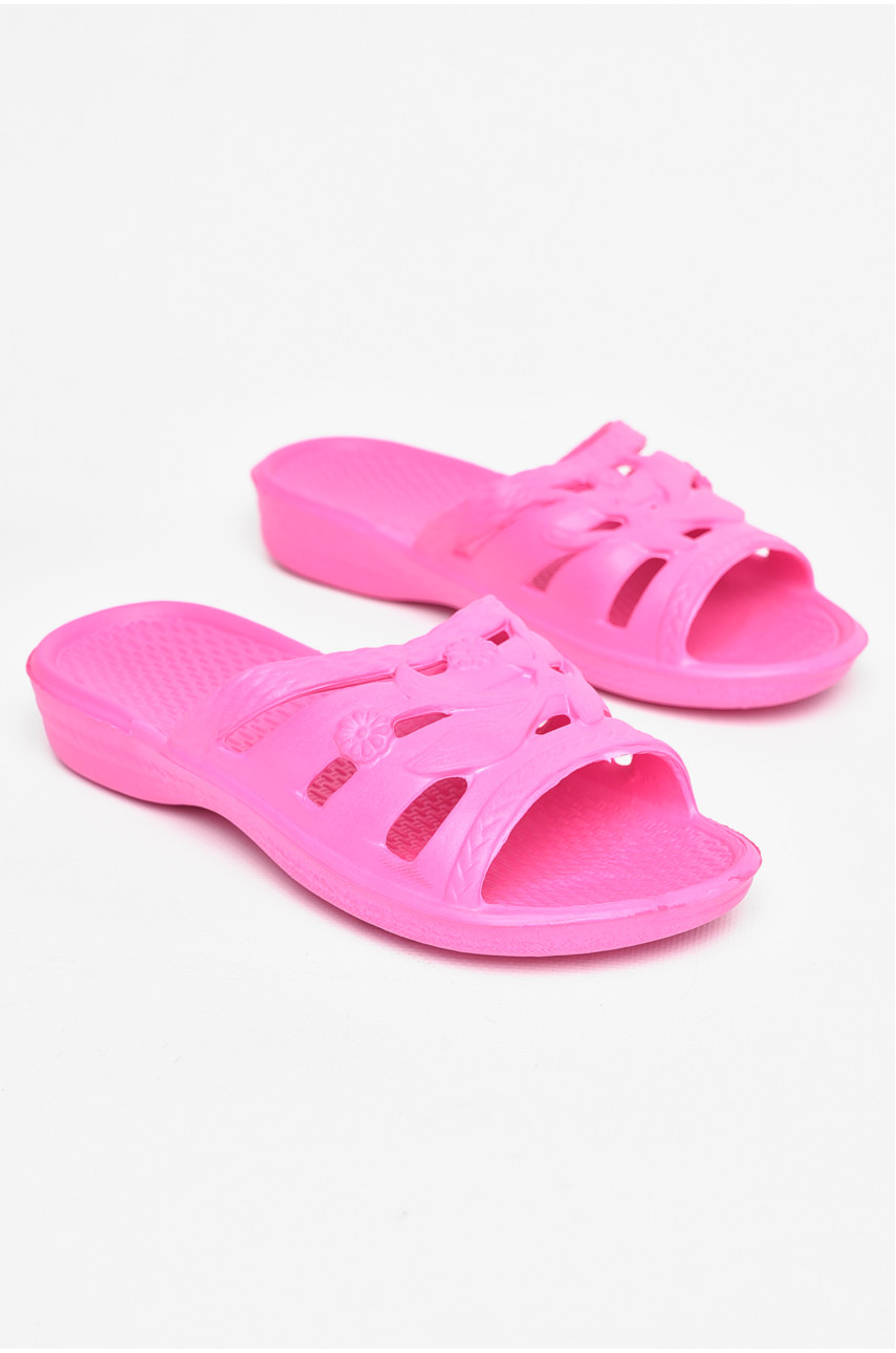 Шлепанцы пена женские розового цвета 208562