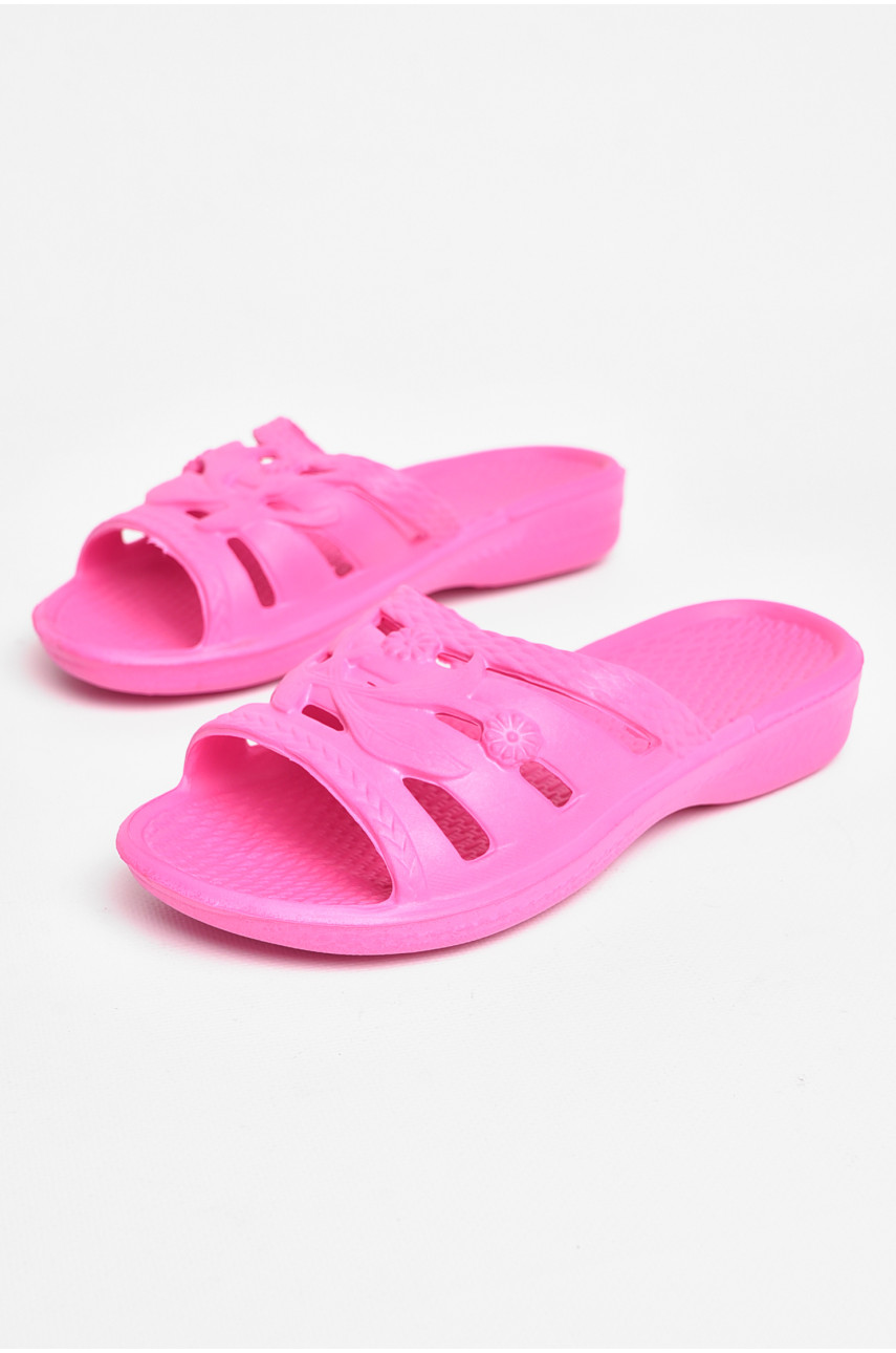 Шлепанцы пена женские розового цвета 208562