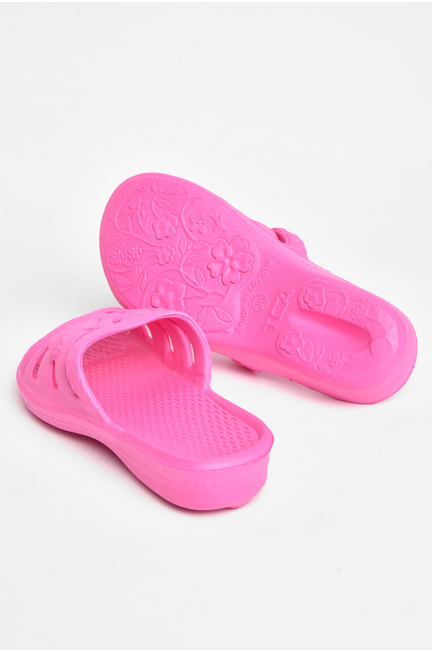 Шлепанцы пена женские розового цвета 208562