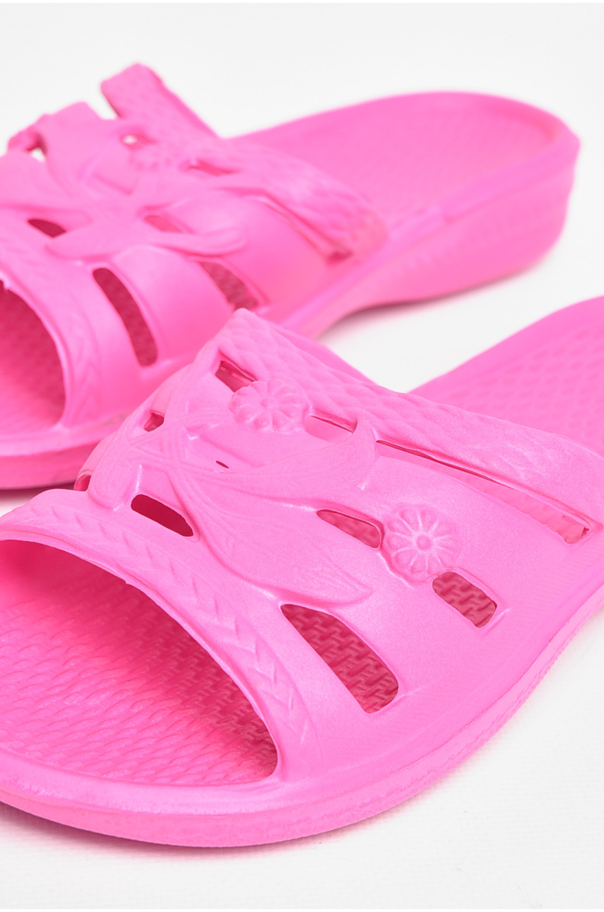 Шлепанцы пена женские розового цвета 208562