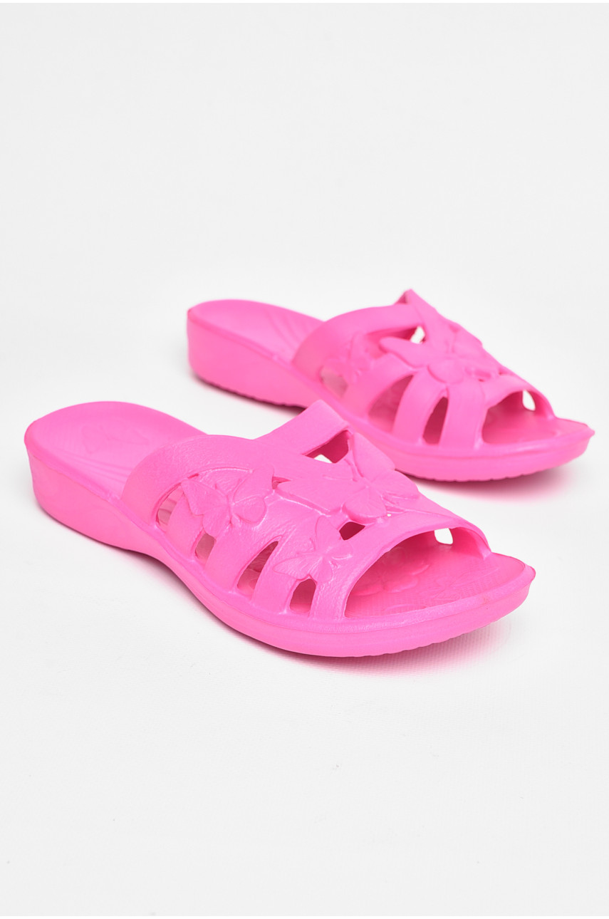 Шлепанцы пена женские розового цвета 208563