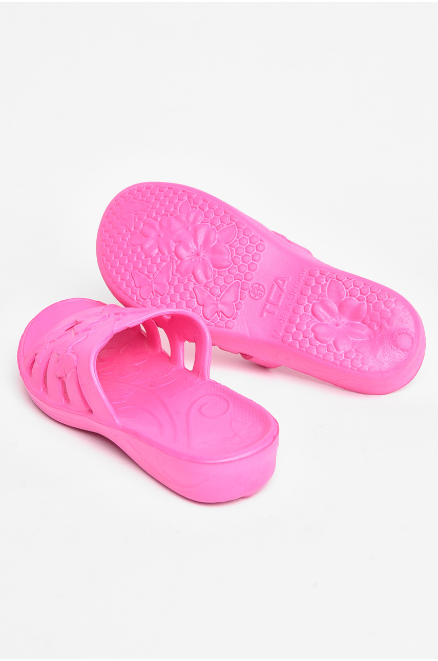 Шлепанцы пена женские розового цвета 208563