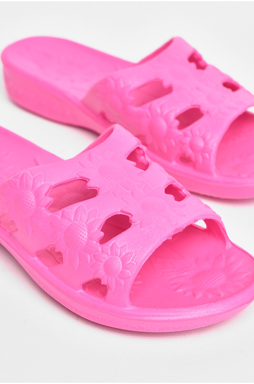 Шлепанцы пена женские розового цвета 208564