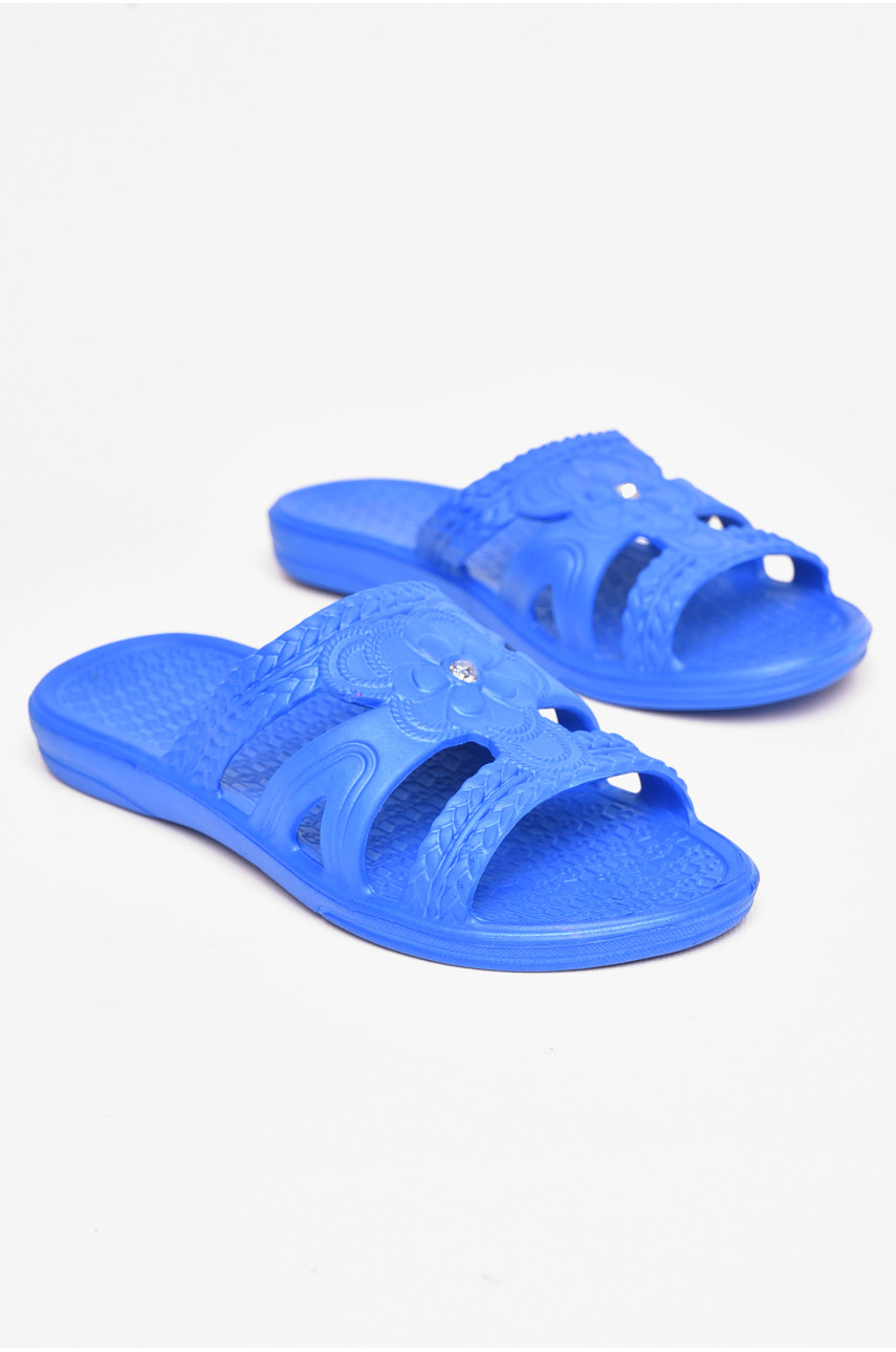 Шлепанцы пена женские синего цвета 208566