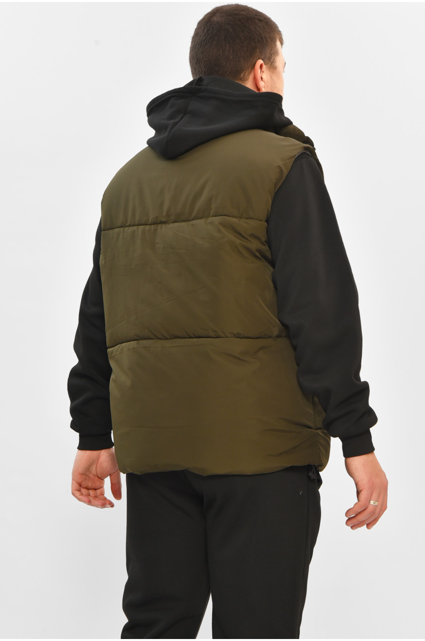 Жилетка мужская демисезонная цвета хаки b-1 208567