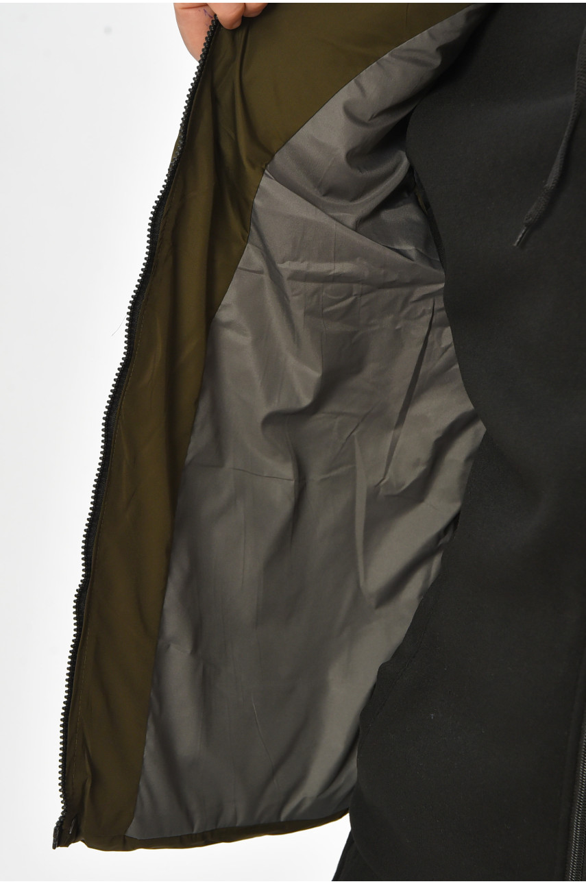 Жилетка мужская демисезонная цвета хаки b-1 208567