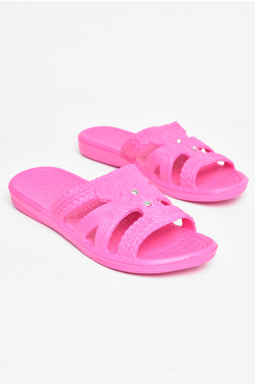 Шлепанцы пена женские розового цвета 208568