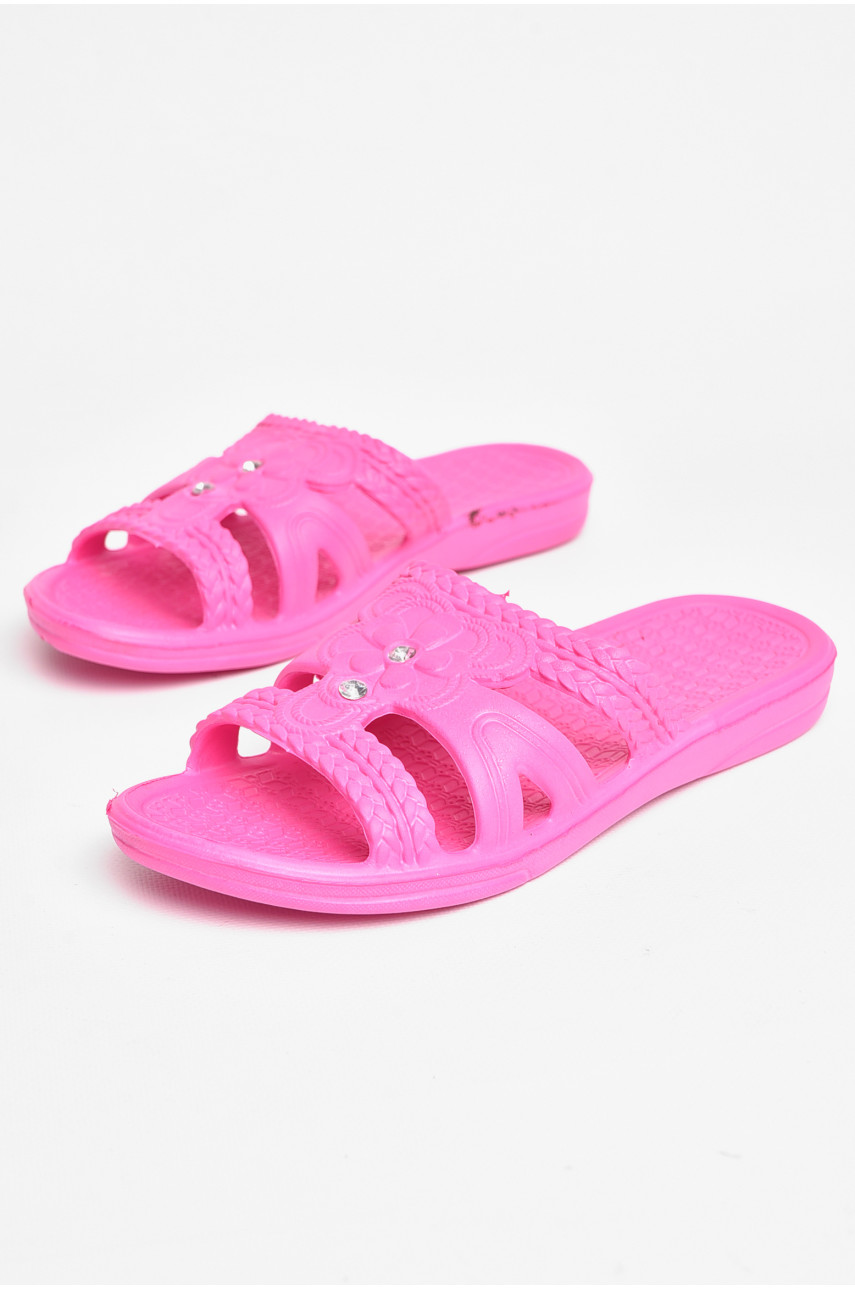 Шлепанцы пена женские розового цвета 208568