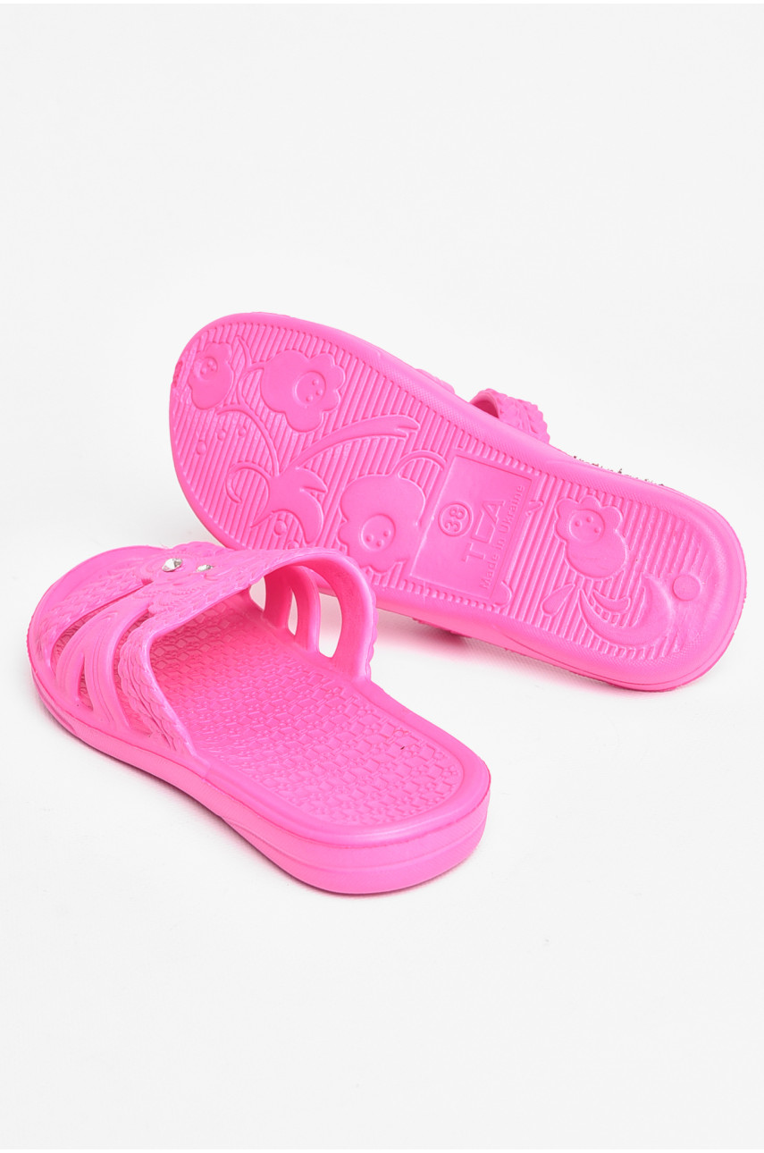 Шлепанцы пена женские розового цвета 208568