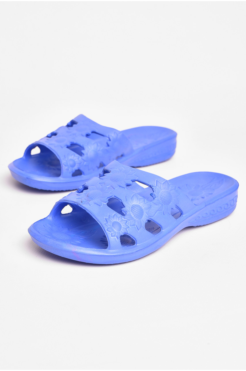 Шлепанцы пена женские синего цвета 208570
