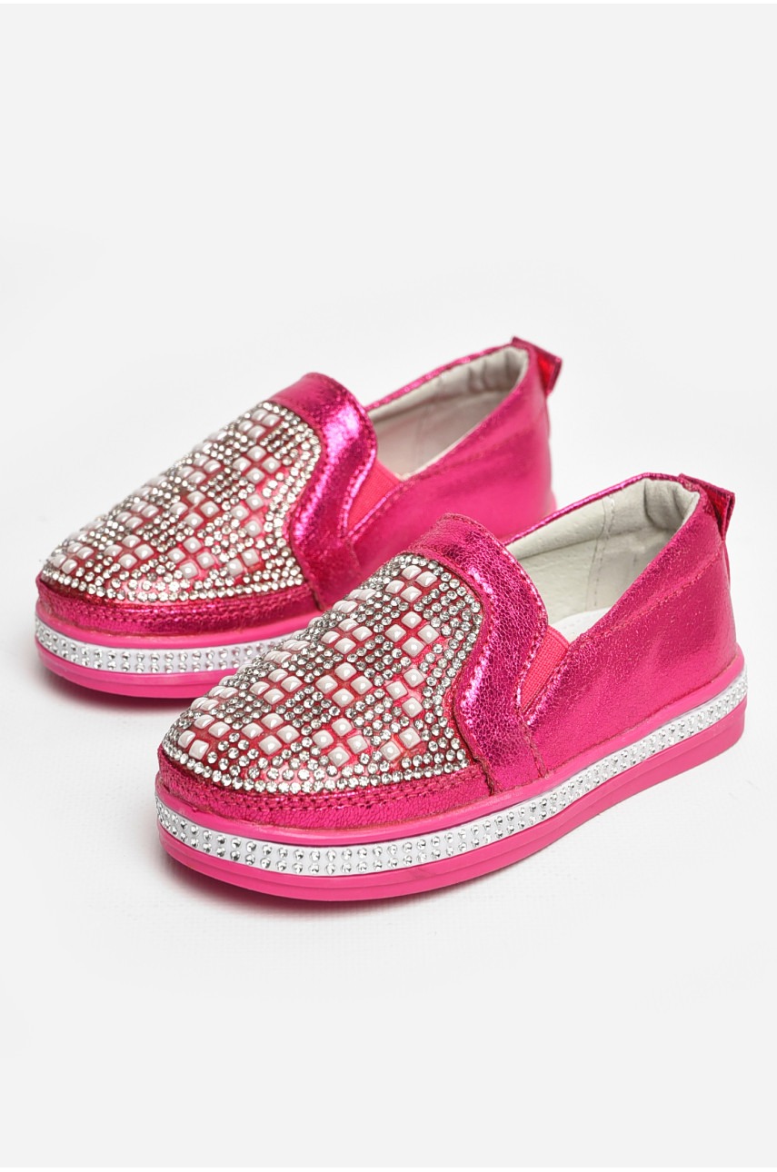 Мокасины детские для девочки розового цвета 035-5 208719