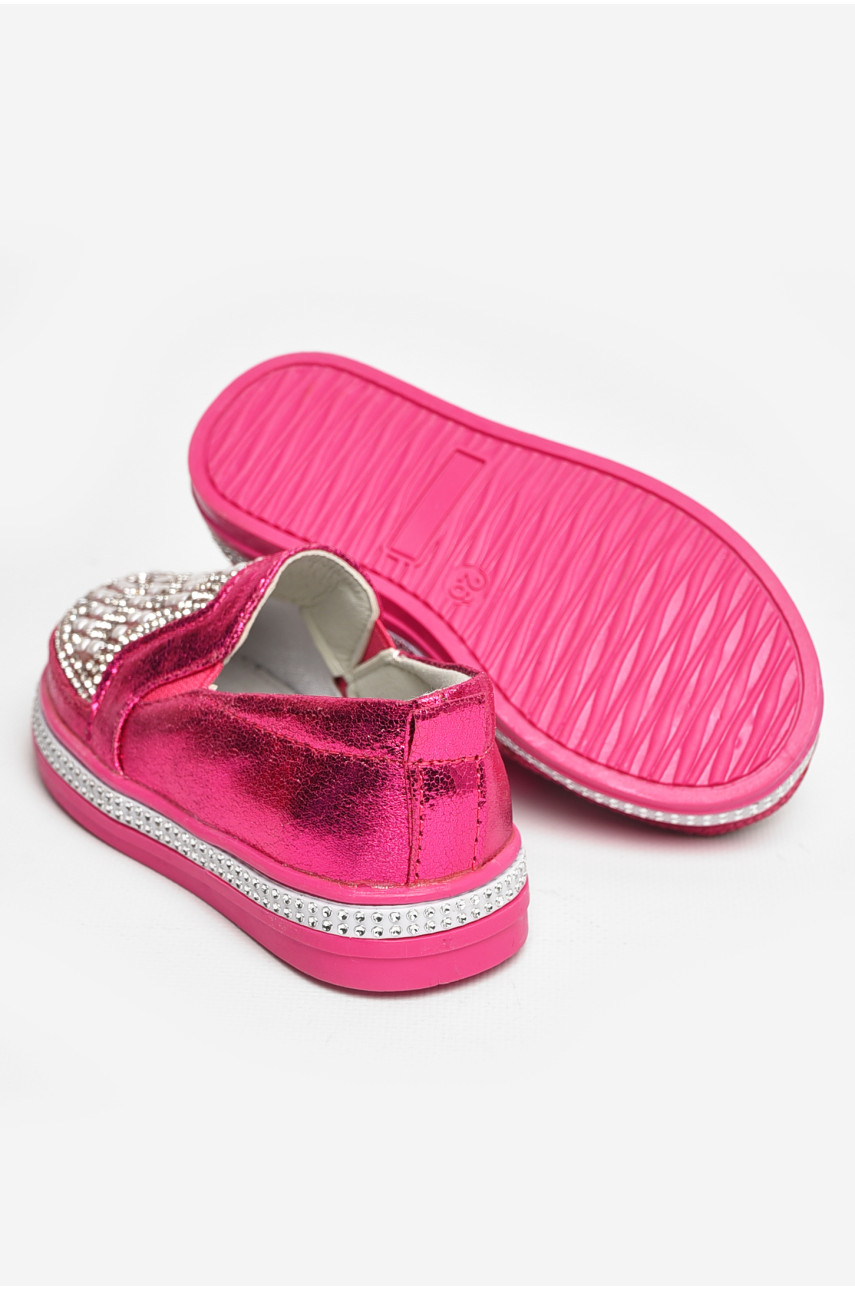 Мокасины детские для девочки розового цвета 035-5 208719