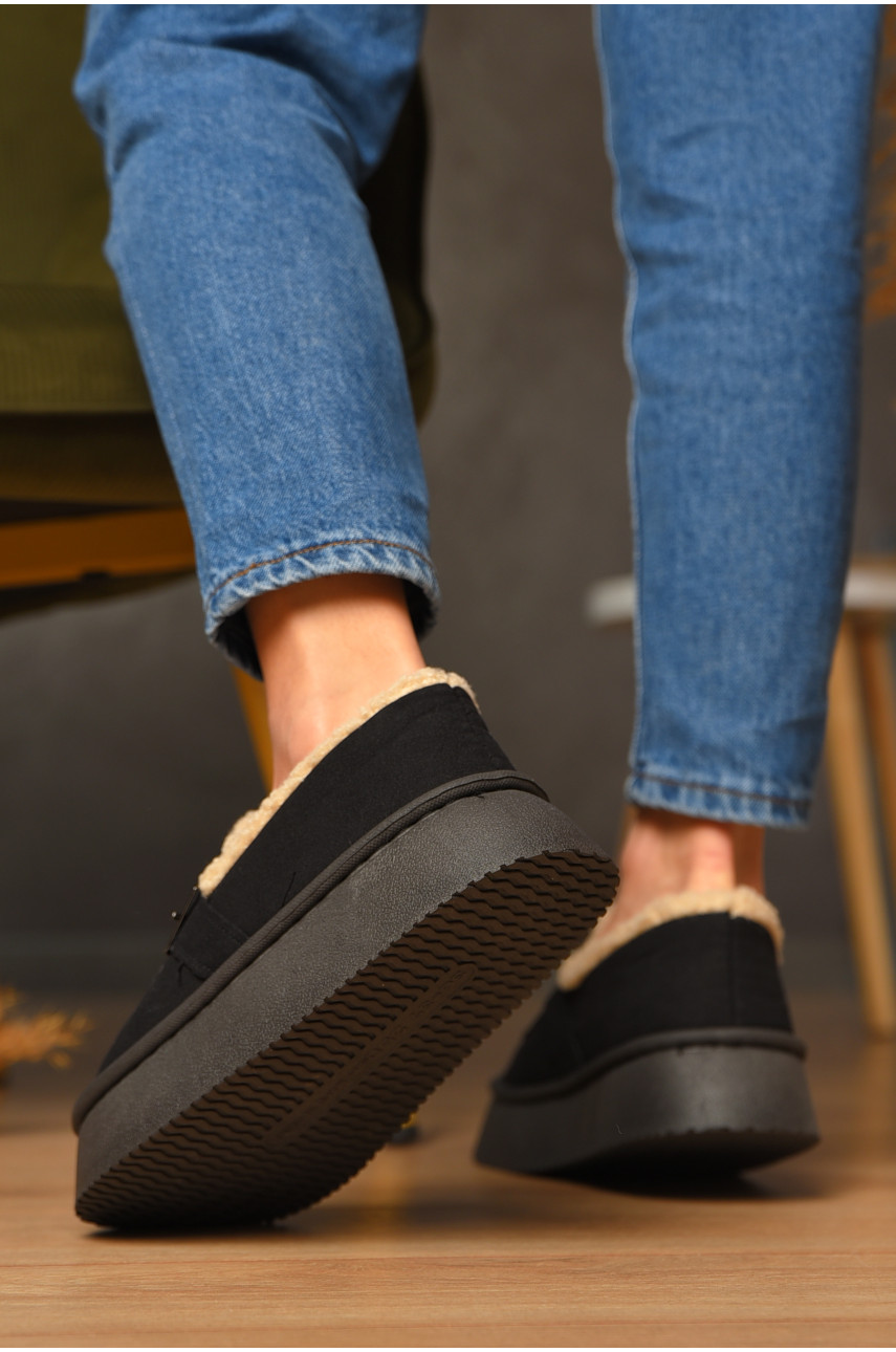 Уггі жіночі на хутрі чорного кольору GP18А 208741