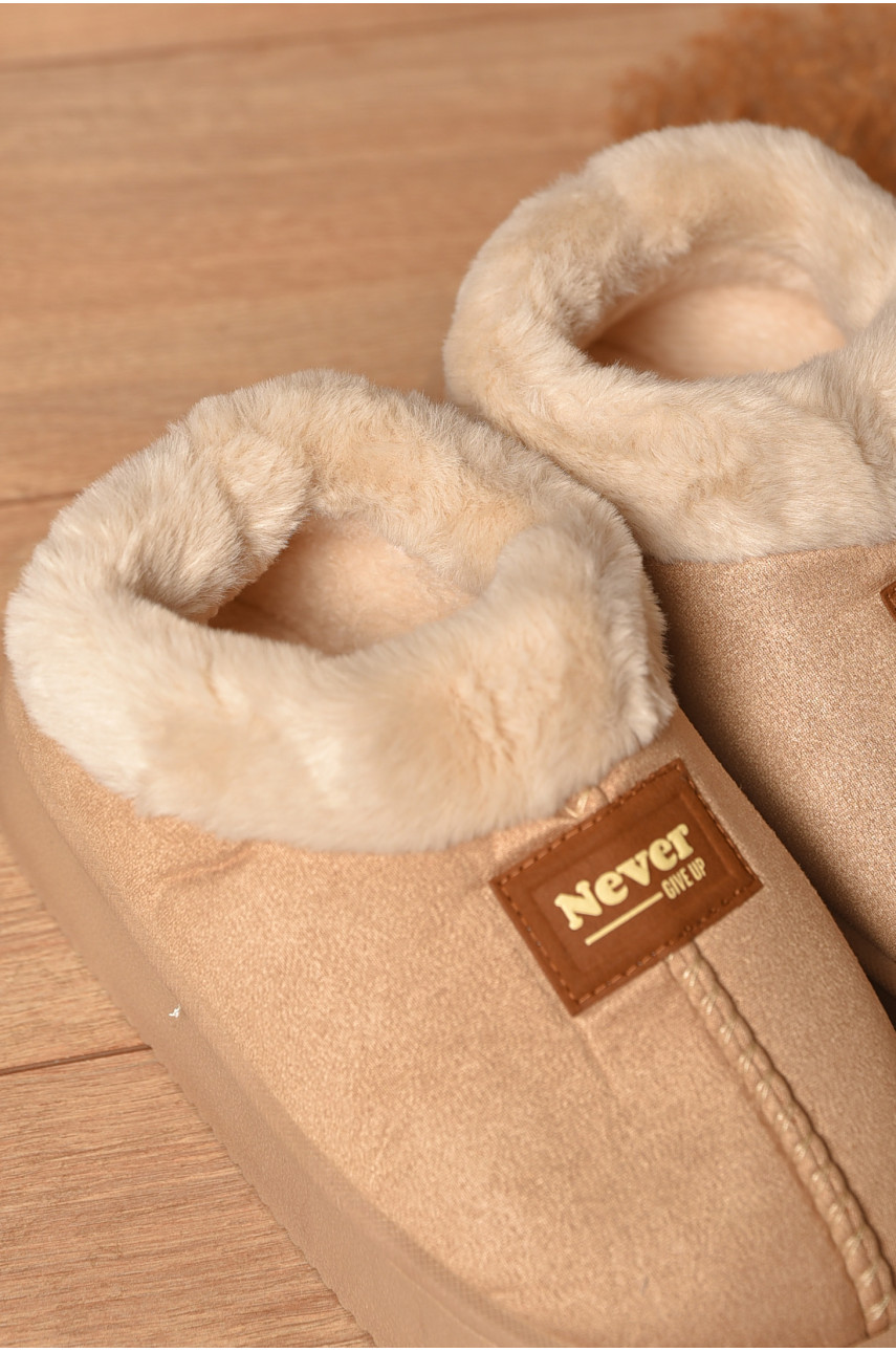 Уггі жіночі на хутрі бежевого кольору GP22В 208747