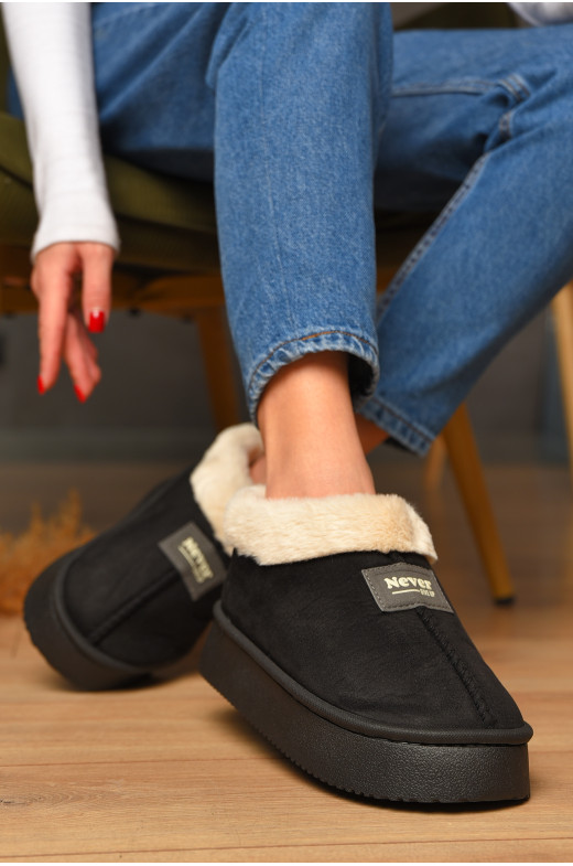 Угги женские на меху черного цвета GP22А 208750