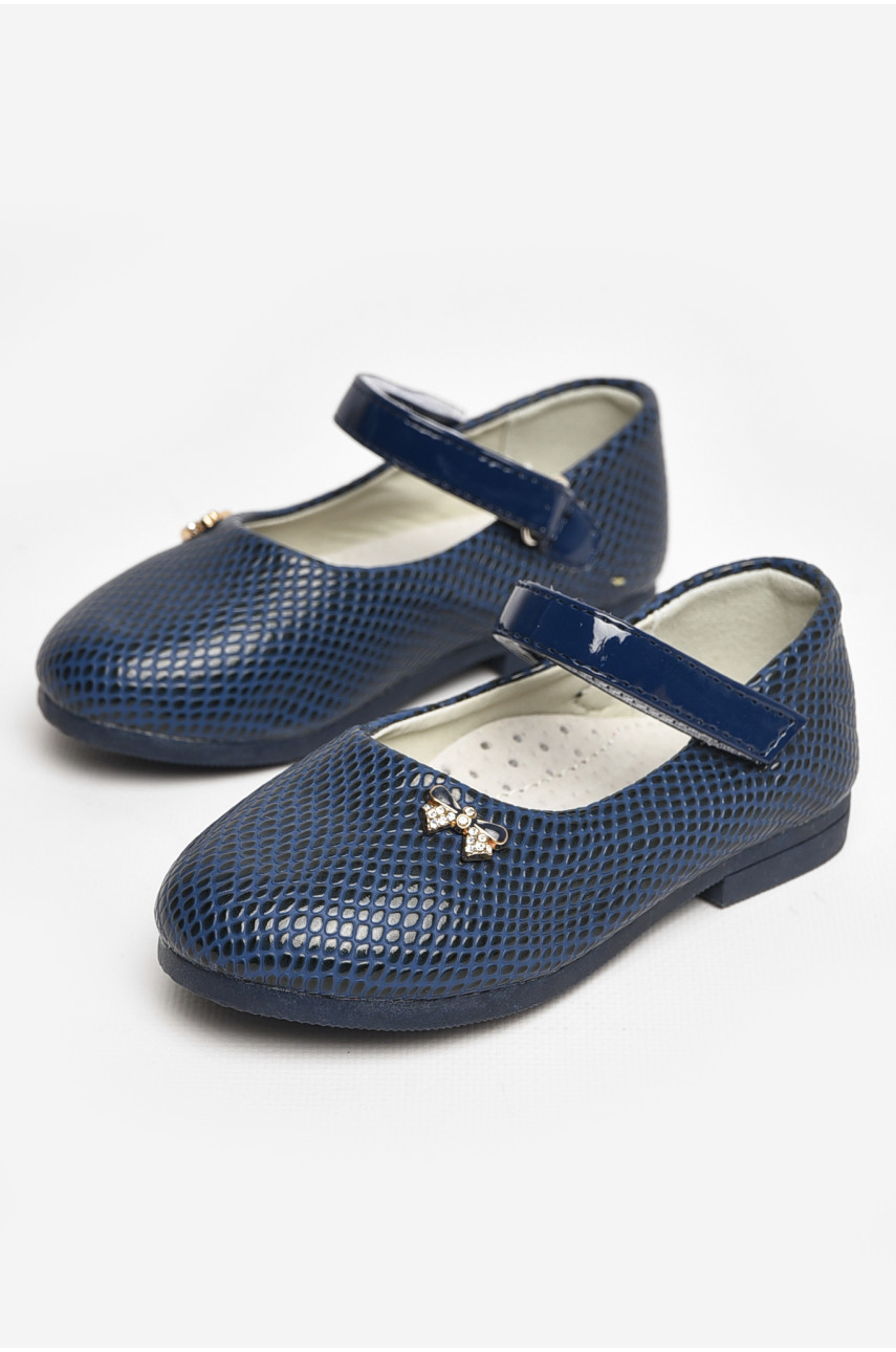 Туфли для девочки темно-синего цвета 788-7 208766