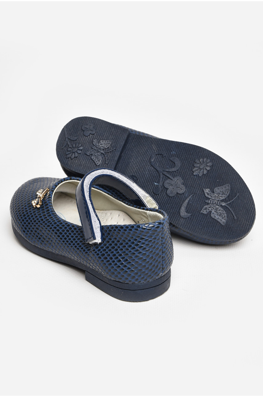 Туфли для девочки темно-синего цвета 788-7 208766