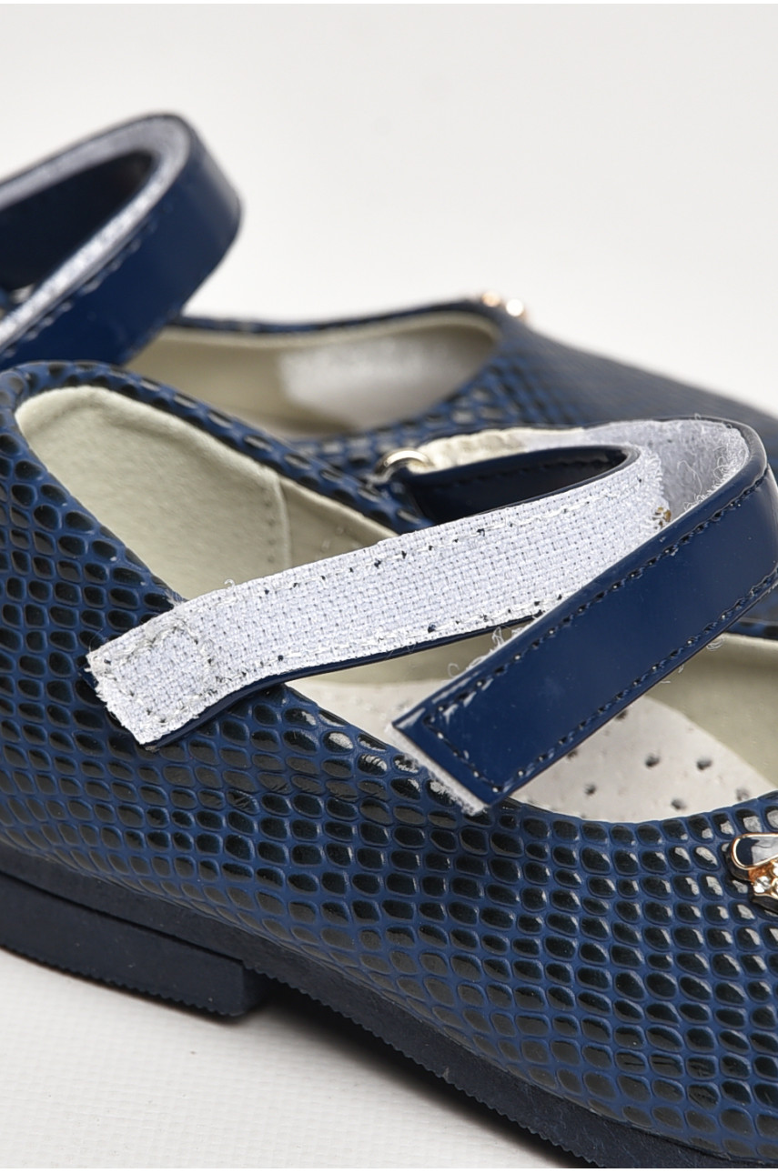 Туфли для девочки темно-синего цвета 788-7 208766