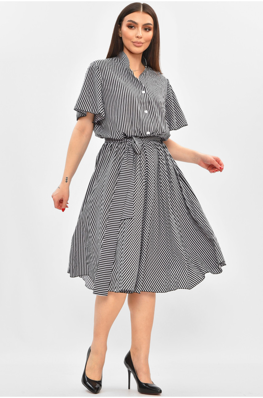 Платье женское белого цвета с принтом 8371 208799